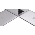 MacBook Air 13" M2 / M3 / M4 (2022-2025) Tok - Tech-Protect SmartShell - Átlátszó-Csillogó