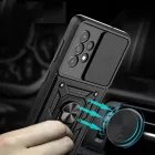 Samsung Galaxy A23 5G Tok - Tech-Protect CamShield Pro - Fekete