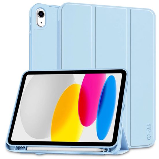 iPad 10.9" (2022) / 11" (2025) Tok - Tech-Protect SC Pen - Világoskék