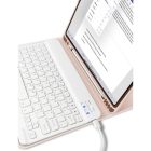 iPad 10.9" (2022) / 11" (2025) Tok - Tech-Protect SC Ceruzatartóval és Angol Billentyűzettel - Pink