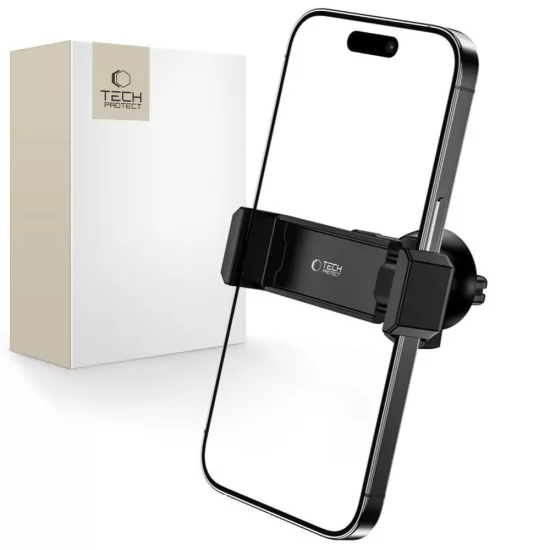 Tech-Protect V3 mini Autós Tartó - Szellőzőrácsba - Fekete