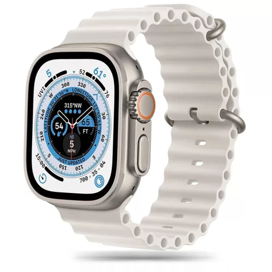 Apple Watch 4 / 5 / 6 / 7 / 8 / 9 / 10 / SE / Ultra 1 / 2 (44/45/46/49 mm) Szíj - Tech-Protect IconBand Pro - Bézs