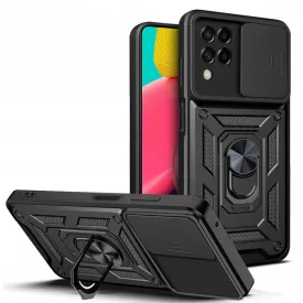   Samsung Galaxy M33 5G Tok - Tech-Protect CamShield Pro - Fekete