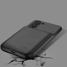 Samsung Galaxy S23 Ultra Tok + 4800mAh Power Bank - Tech-Protect PowerCase - Fekete