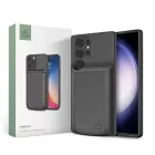 Samsung Galaxy S23 Ultra Tok + 4800mAh Power Bank - Tech-Protect PowerCase - Fekete