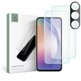   Samsung Galaxy A54 5G Kijelzővédő és Kameravédő Üvegfólia Készlet - Tech-Protect Supreme Set