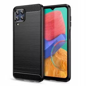 Samsung Galaxy M33 5G Tok - Tech-Protect TPUCarbon - Fekete