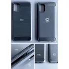 Samsung Galaxy M33 5G Tok - Tech-Protect TPUCarbon - Fekete