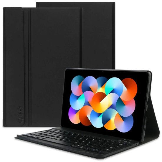 Xiaomi Redmi Pad 10.6" Tok + Angol Billentyűzet - Tech-Protect SmartCase - Fekete