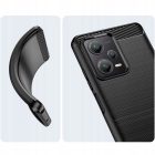 Xiaomi Redmi Note 12 5G / Poco X5 5G Tok - Tech-Protect TPUCarbon - Fekete