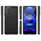 Xiaomi Redmi Note 12 5G / Poco X5 5G Tok - Tech-Protect TPUCarbon - Fekete