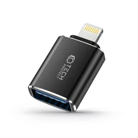   Tech-Protect UltraBoost Lightning - USB-A OTG Adapter - Fekete