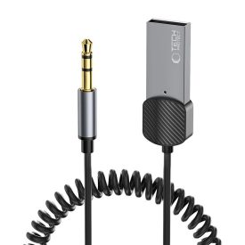 Tech-Protect UltraBoost Bluetooth 5.0 Audio adapter USB, AUX - Szürke   Tech-Protect UltraBoost Bluetooth 5.0 Audio adapter USB, AUX - Szürke