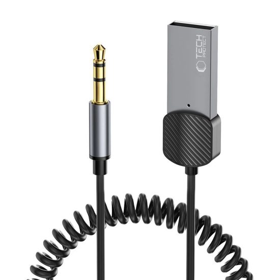 Tech-Protect UltraBoost Bluetooth 5.0 Audio adapter USB, AUX - Szürke