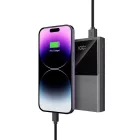 Tech-Protect PB13 Power Bank 20000mAh 22.5W - 2x USB-A + USB-C + A-C Kábel - Szürke