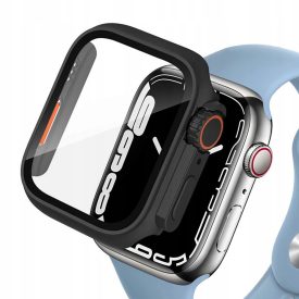   Apple Watch 4 / 5 / 6 / SE (44mm) Tok - Tech-Protect Defense360 - Fekete-Narancs