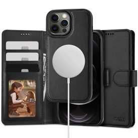 iPhone 12 / 12 Pro Tok - Tech-Protect Wallet MagSafe - Fekete   iPhone 12 / 12 Pro Tok - Tech-Protect Wallet MagSafe - Fekete