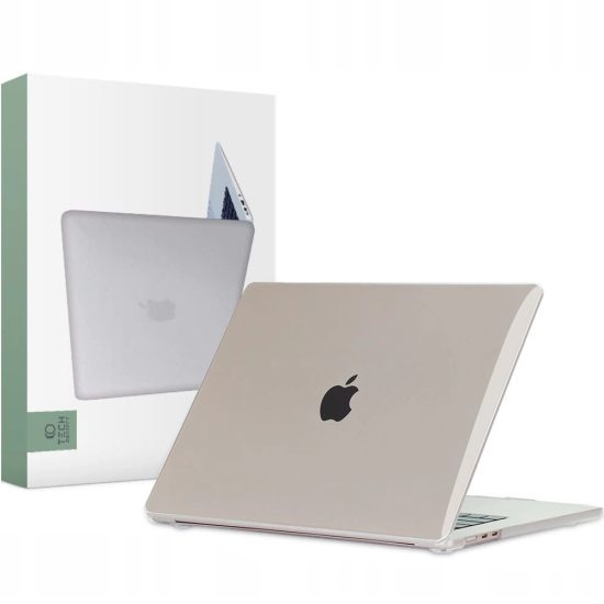 MacBook Air 15" M2 / M3 (2023-2024) Tok - Tech-Protect SmartShell - Átlátszó