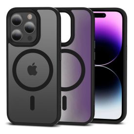 iPhone 15 Pro Tok - Tech-Protect MagMat MagSafe - Matt Fekete   iPhone 15 Pro Tok - Tech-Protect MagMat MagSafe - Matt Fekete