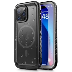 iPhone 15 Pro Tok - Tech-Protect ShellBox IP68 Vízálló + MagSafe - Fekete   iPhone 15 Pro Tok - Tech-Protect ShellBox IP68 Vízálló + MagSafe - Fekete