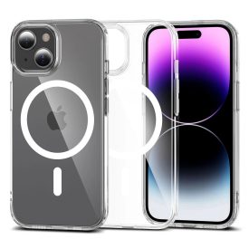 iPhone 15 Plus Tok - Tech-Protect FlexAir Hybrid MagSafe - Átlátszó   iPhone 15 Plus Tok - Tech-Protect FlexAir Hybrid MagSafe - Átlátszó