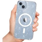 iPhone 15 Plus Tok - Tech-Protect FlexAir Hybrid MagSafe - Átlátszó-Csillogó