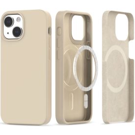iPhone 13 / 14 Tok - Tech-Protect Silicone MagSafe - Bézs iPhone 13 / 14 Tok - Tech-Protect Silicone MagSafe - Bézs