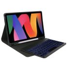 Xiaomi Redmi Pad SE 11" Tok - Tech-Protect SC Ceruzatartóval és Angol Billentyűzettel - Fekete