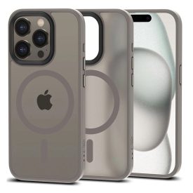 iPhone 15 Pro Tok - Tech-Protect MagMat MagSafe - Matt Titán   iPhone 15 Pro Tok - Tech-Protect MagMat MagSafe - Matt Titán