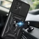 Motorola Moto G54 5G / G54 5G Power Edition Tok - Tech-Protect CamShield Pro - Fekete