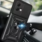 Motorola Moto G84 5G Tok - Tech-Protect CamShield Pro - Fekete