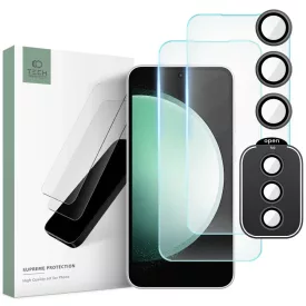   Samsung Galaxy S23 FE Kijelzővédő és Kameravédő Üvegfólia Készlet - Tech-Protect Supreme Set