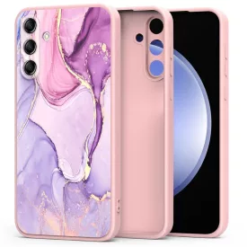  Samsung Galaxy S23 FE Tok - Tech-Protect Mood - Pink-Márvány