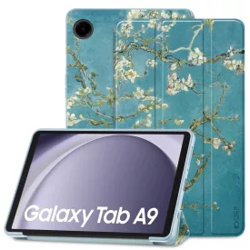   Samsung Galaxy Tab A9 8.7" X110 / X115 Tok - Tech-Protect SmartCase - Virágos
