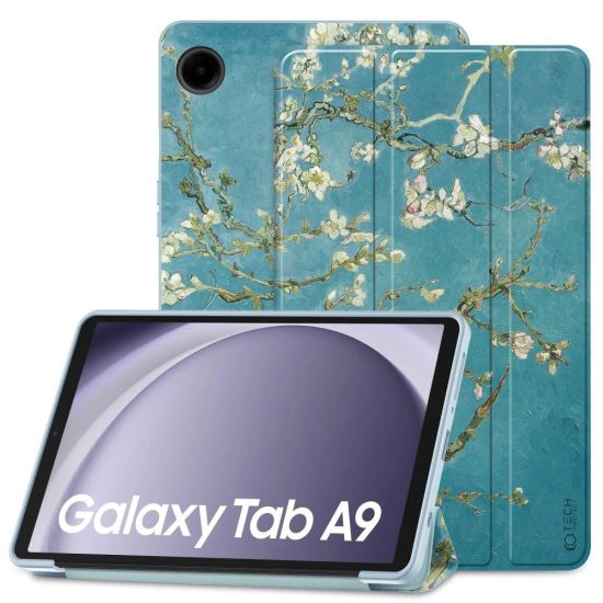 Samsung Galaxy Tab A9 8.7" X110 / X115 Tok - Tech-Protect SmartCase - Virágos