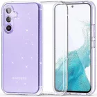 Samsung Galaxy S23 FE Tok - Tech-Protect FlexAir Hybrid - Átlátszó-Csillogó