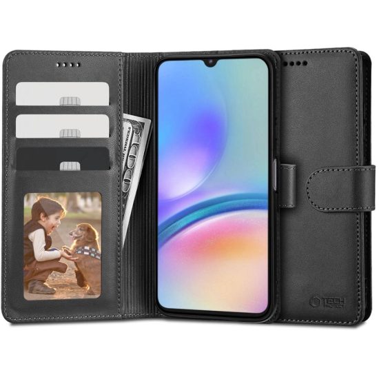 Samsung Galaxy A05s Tok - Tech-Protect Wallet - Fekete