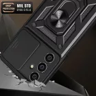 Samsung Galaxy A05s Tok - Tech-Protect CamShield Pro - Fekete