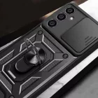 Samsung Galaxy A05s Tok - Tech-Protect CamShield Pro - Fekete
