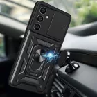 Samsung Galaxy A05s Tok - Tech-Protect CamShield Pro - Fekete