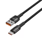 Tech-Protect UltraBoost Evo USB-A - USB-C Kábel - 0.5m 5A 100W - Fekete