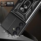 Samsung Galaxy A15 4G / 5G Tok - Tech-Protect CamShield Pro - Fekete