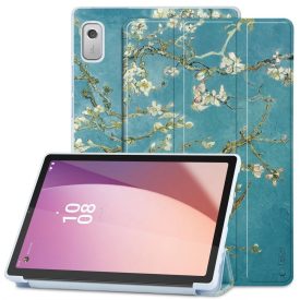   Lenovo Tab M9 9" TB-310 Tok - Tech-Protect SmartCase - Kék-Virágos