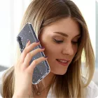 Samsung Galaxy A55 5G Tok - Tech-Protect FlexAir - Átlátszó-Csillogó