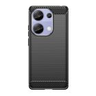 Xiaomi Redmi Note 13 Pro 4G / LTE Tok - Tech-Protect TPUCarbon - Fekete