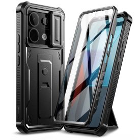 Xiaomi Redmi Note 13 Pro 5G / Poco X6 5G Tok - Tech-Protect Kevlar Cam+ - Fekete   Xiaomi Redmi Note 13 Pro 5G / Poco X6 5G Tok - Tech-Protect Kevlar Cam+ - Fekete