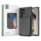 Samsung Galaxy S24 Ultra Tok + 5000mAh Power Bank - Tech-Protect PowerCase - Fekete
