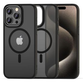 iPhone 15 Pro Tok - Tech-Protect MagMat 2 MagSafe - Matt Fekete   iPhone 15 Pro Tok - Tech-Protect MagMat 2 MagSafe - Matt Fekete