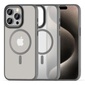 iPhone 15 Pro Tok - Tech-Protect MagMat 2 MagSafe - Matt Titán   iPhone 15 Pro Tok - Tech-Protect MagMat 2 MagSafe - Matt Titán