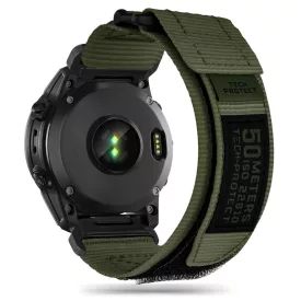   Garmin Fenix ​​3 / 5X / 3HR / 5X Plus / 6X / 6X Pro / 7X Szíj - Tech-Protect Scout Pro - Zöld